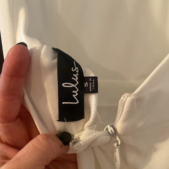 NWT Lulus white wedding dress - Picture 6 of 6